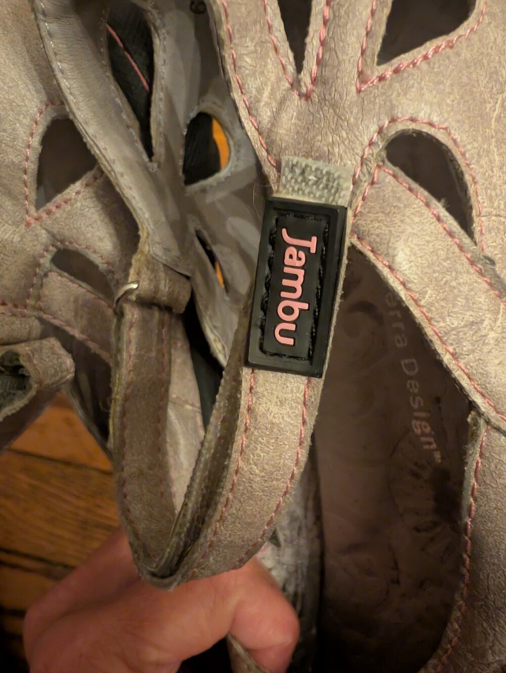 Jambu Women's Gray-Pink Comfort Sandals